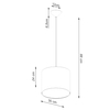Sollux Lighting Lampa wisząca NOVA 30 biała SL.1403