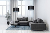Lampa wisząca ROTO 2 BL BLACK/SILVER Emibig 185/2 czarny/srebrny