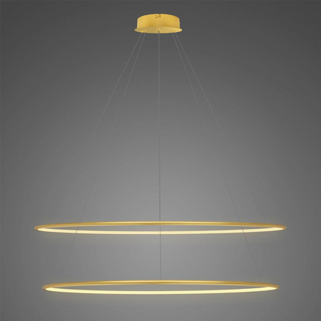 Lampa Ledowe Okręgi No.2 120cm 3k złota Dali