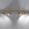 Sollux Lighting Plafon KEKE 6 dąb SL.1039
