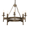 Żyrandol Elstead Lighting Cromwell brąz CW5-OLD-BRZ