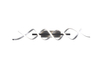Lampa sufitowa Trio 641810205 czarny/srebrny