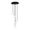 Lampa wisząca Kaja ASPEN K-5551 czarny, biały