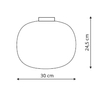 Plafon Jukon LP-052/1C