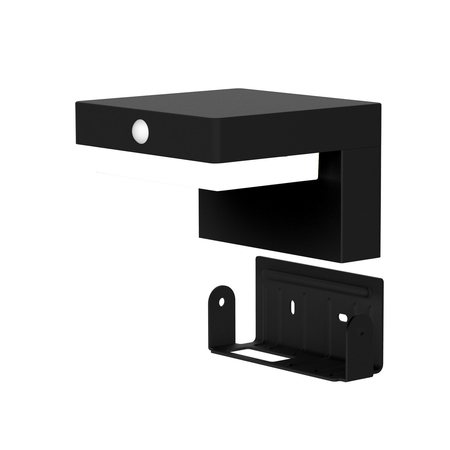 Lampa zewnętrzna Zuma Line WT33811 GRID KINKIET ZEWNĘTRZNY SOLARNY CZARNA/BLACK