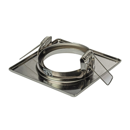 Eko-Light ZESTAW OCZEK KWADRATOWYCH 3x5W GU10 EKZ2697 SREBRNY