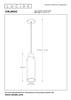 Lampa wisząca Lucide ORLANDO 74404/01/65 czarny