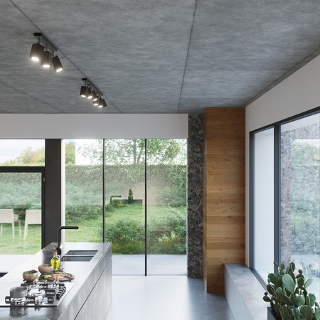 Sollux Lighting Plafon MERIDA 6L czarny SL.0460