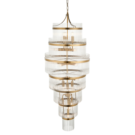 Lampa wisząca Endon Lighting Marietta Grand 112793 mosiądz