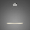 Lampa wisząca Ledowe Okręgi No.1 40cm 3k srebrna Dali