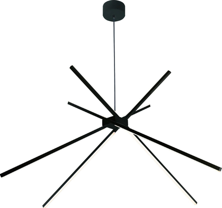 Lampa wisząca Maxlight P0412 czarny/chrom