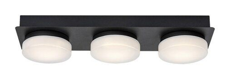 Lampa łazienkowa Rabalux Attichus 75003 czarny matowy