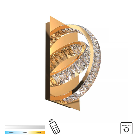 Lampa sufitowa Zuma Line MX3274-2-3GT TULA LAMPA SUFITOWA ZŁOTA/GOLD