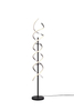 Lampa podłogowa Trio 441810205 czarny/srebrny