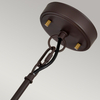 Lampa wisząca Elstead Lighting Corona czarny/mosiądz DL-CORONA-3P-BAB