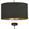 Lampa wisząca HILDE 1 BL BLACK Emibig 1054/1 czarny