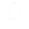 Kinkiet RING MIRROR LED S Nowodvorski 10276 