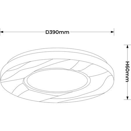 Light Prestige Plafon Tenaro 40 cm biały LED 4000K LP-7312/1C-40 WH