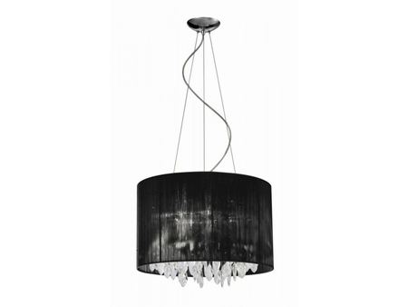 Lampa wisząca SIDNEY ROUND BLACK Azzardo AZ0510 black
