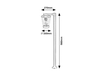 Lampa zewnętrzna Rabalux Savano 7269 antracyt