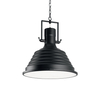Lampa wisząca Ideal Lux 125831 Fisherman SP1 D48 Nero