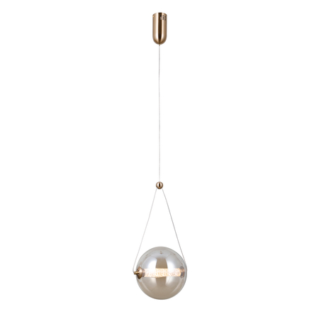 Lampa wisząca Italux Rastia PND-34361-M-HBR-AMB złoty