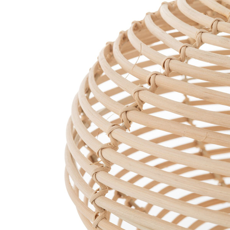 Lampa wisząca Nowodvorski RATTAN S 11153 Naturalne drewno Biały