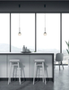 Lampa wisząca Maxlight P0416 czarny/chrom