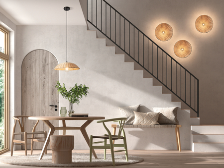 Lampa wisząca TRENZA naturalny ø40cm 1xE27