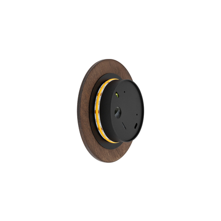 Kinkiet Nowodvorski RING TIMBER LED 11288 Ciemne drewno