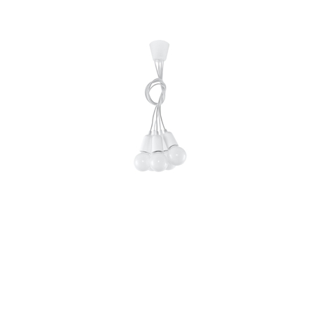 Sollux Lighting Lampa wisząca DIEGO 5 biała SL.0571