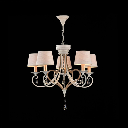 Żyrandol Maytoni ARM548-05-WG Enna - Biały z dodatkiem złota