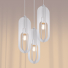 Sollux Lighting Lampa wisząca NICUS 3P biała SL.1361