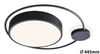 Lampa sufitowa Rabalux Saphira 3529 czarny