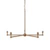 Lampa wisząca Endon Lighting Santiago 108212 mosiądz