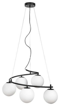 Lampa wisząca Rabalux Aslan 3470 czarny matowy