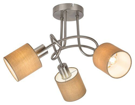 Lampa sufitowa Rabalux Natina 4980 chrom satyna