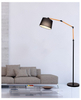 Lampa podłogowa Lumina Deco LDF-8305-BK Corsus