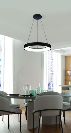 Lampa wisząca SANTANA PENDANT 38 3000K BK Azzardo AZ4999 czarny