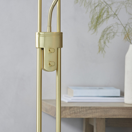 Endon Lighting Lampa podłogowa ROME-SB mosiądz