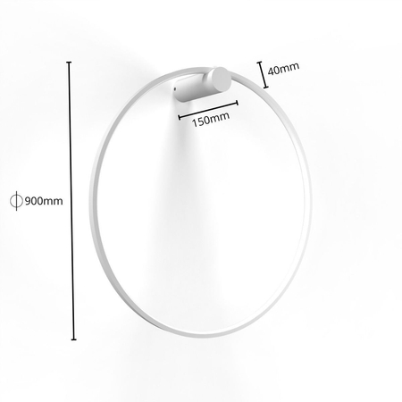 Kinkiet Mirror duży 1xLED biały LP-999/1W L WH