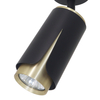 Milagro FLOWER BLACK GOLD SPOT 1xGU10 ML0264 CZARNY + ZŁOTY