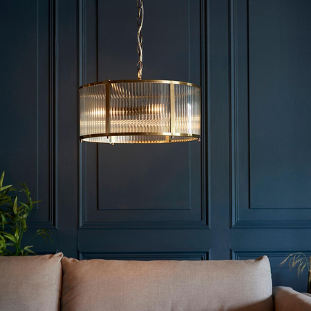 Lampa wisząca Endon Lighting Ridgeton 106282 mosiądz