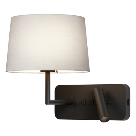 Kinkiet Astro Side by Side Grande USB 1406013 Matowy Czarny