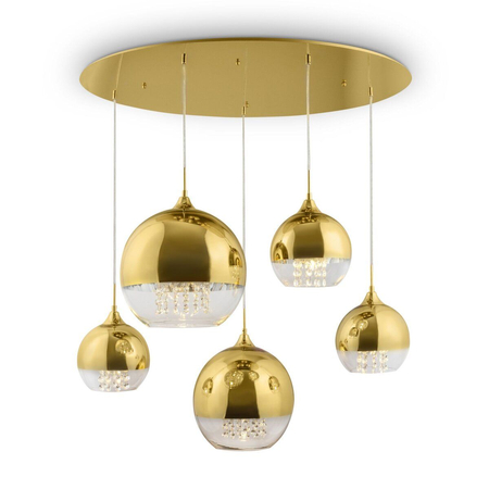 Lampa wisząca Maytoni Fermi P140-PL-170-5-G Gold