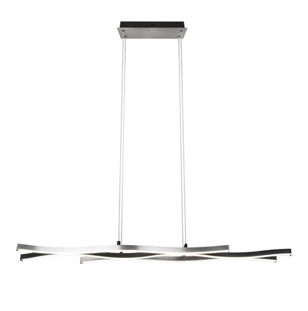 Lampa wisząca Trio 341210305 czarny/srebrny