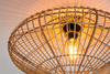 Lampa sufitowa Lucide MAGALI 03135/56/72 drewniany