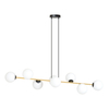 Lampa wisząca GRAVITY 8 Emibig 1241/8 biały/czarny