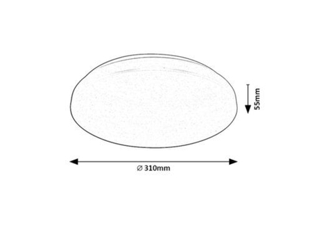 Lampa sufitowa Rabalux Cerrigen 71035 biały