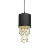 Milagro Lampa wisząca ALMERIA BLACK/GOLD 1xE27 MLP6439 CZARNY / ZŁOTY